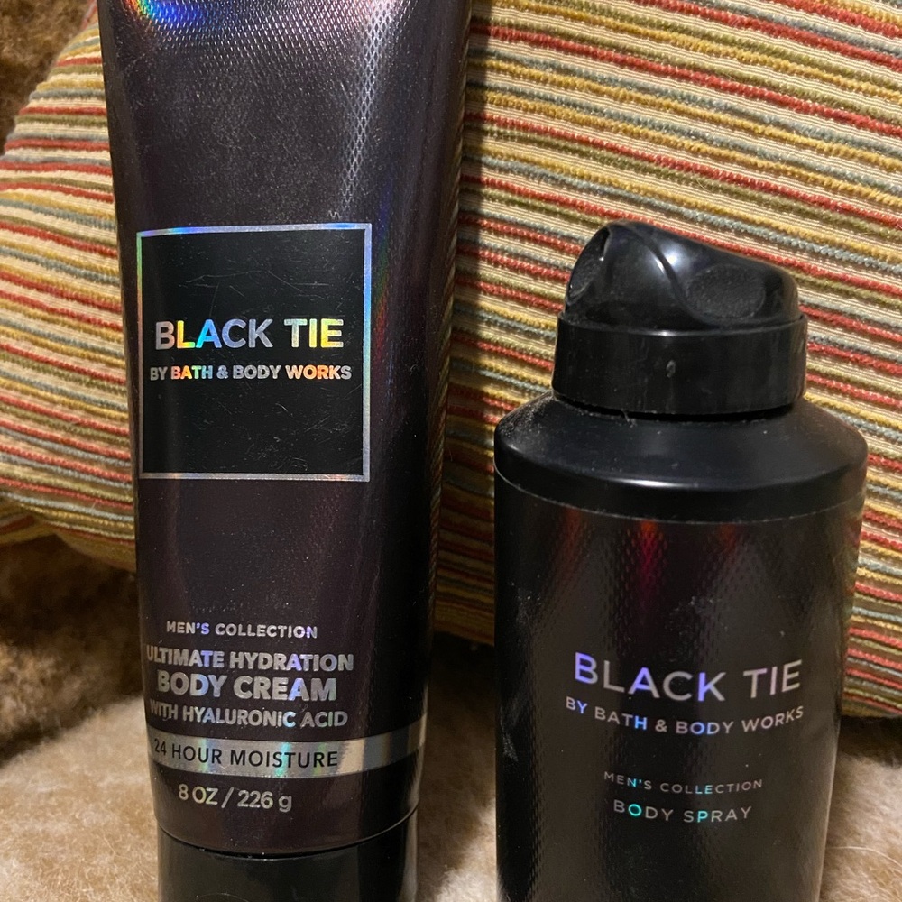 Bath & Body Works Black Tie Body Cream and Spray